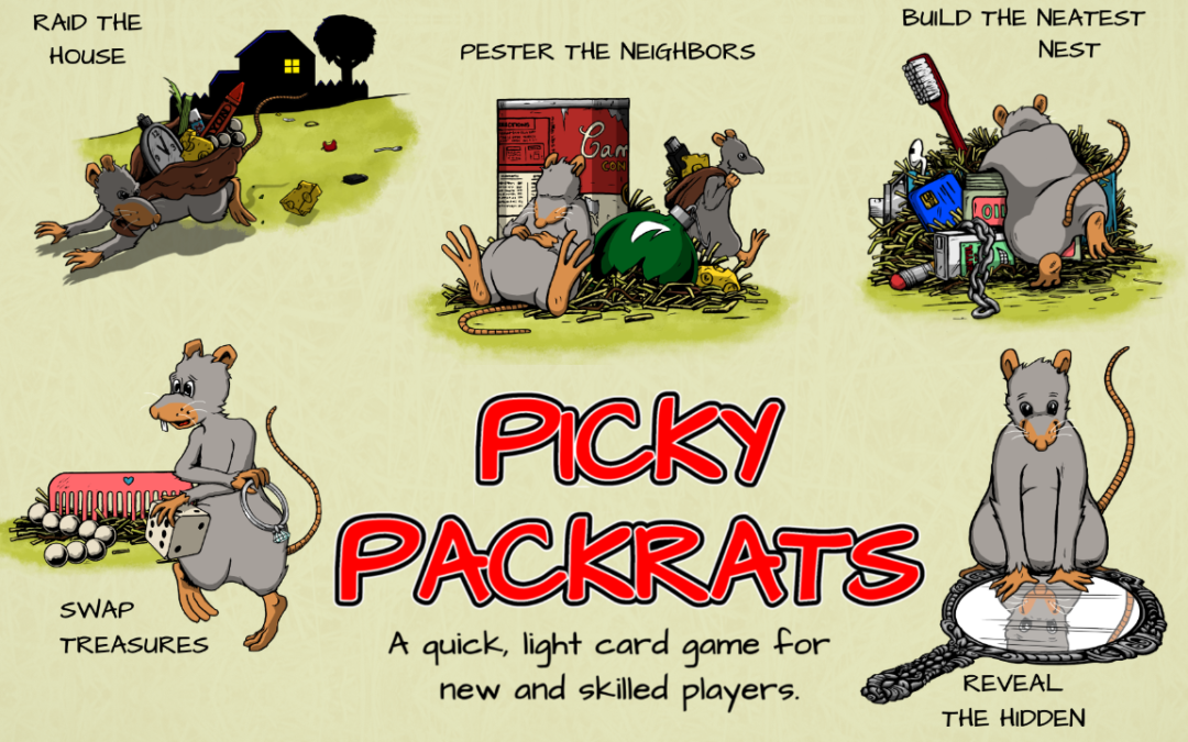 Picky Packrats – Now available on The Game Crafter